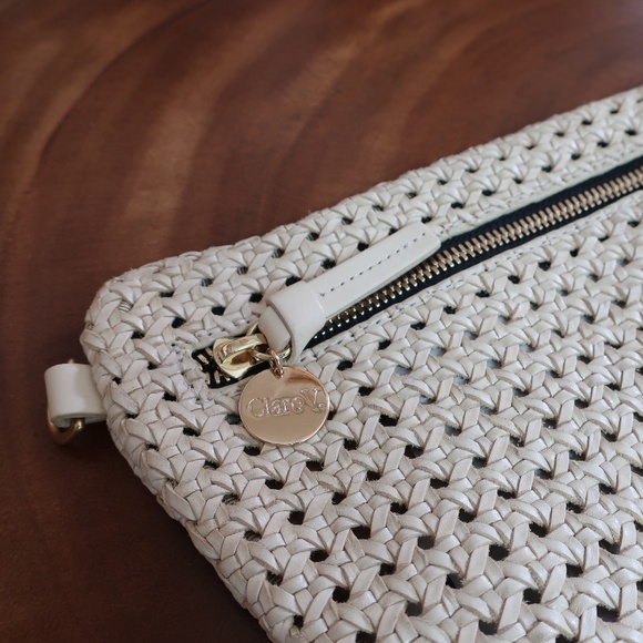 Clare V. Grande Fanny in Cream Rattan - Picture 8 of 14